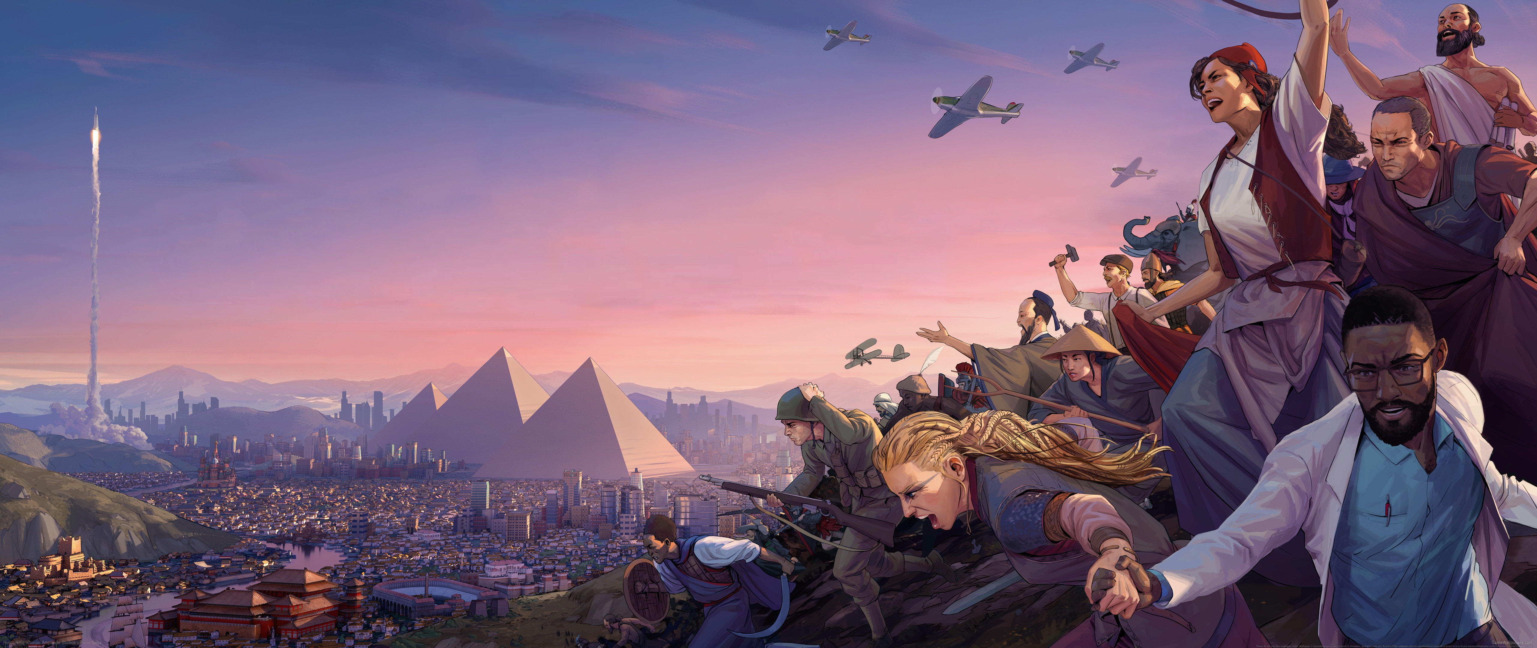 Humankind 5120x2160 Hintergrundbild 01