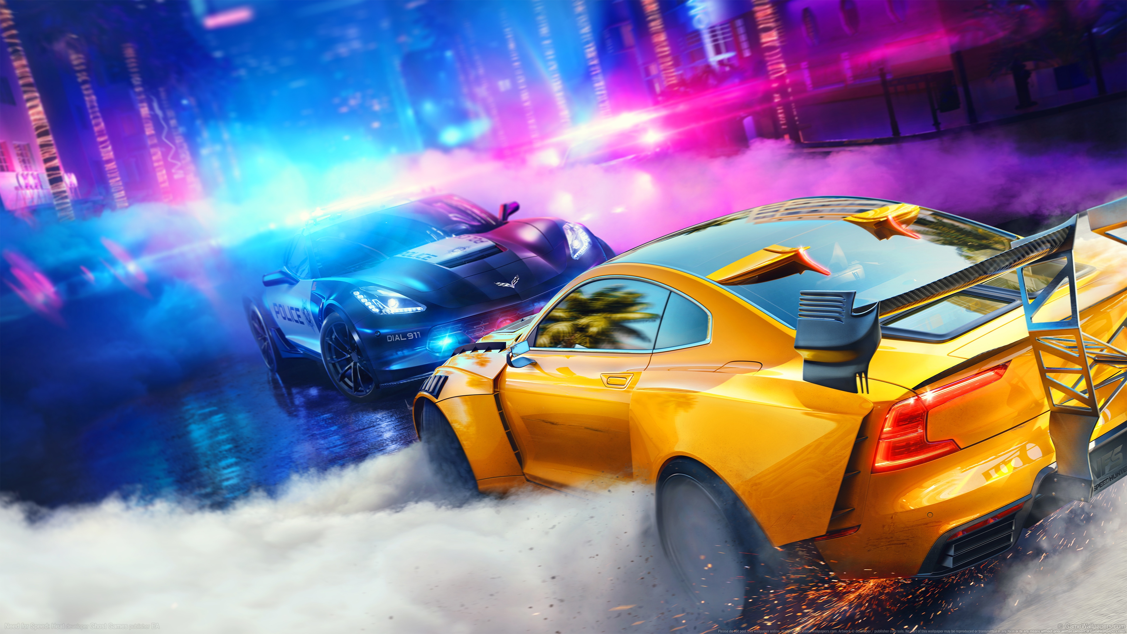 Need for Speed: Heat 3840x2160 Hintergrundbild 01