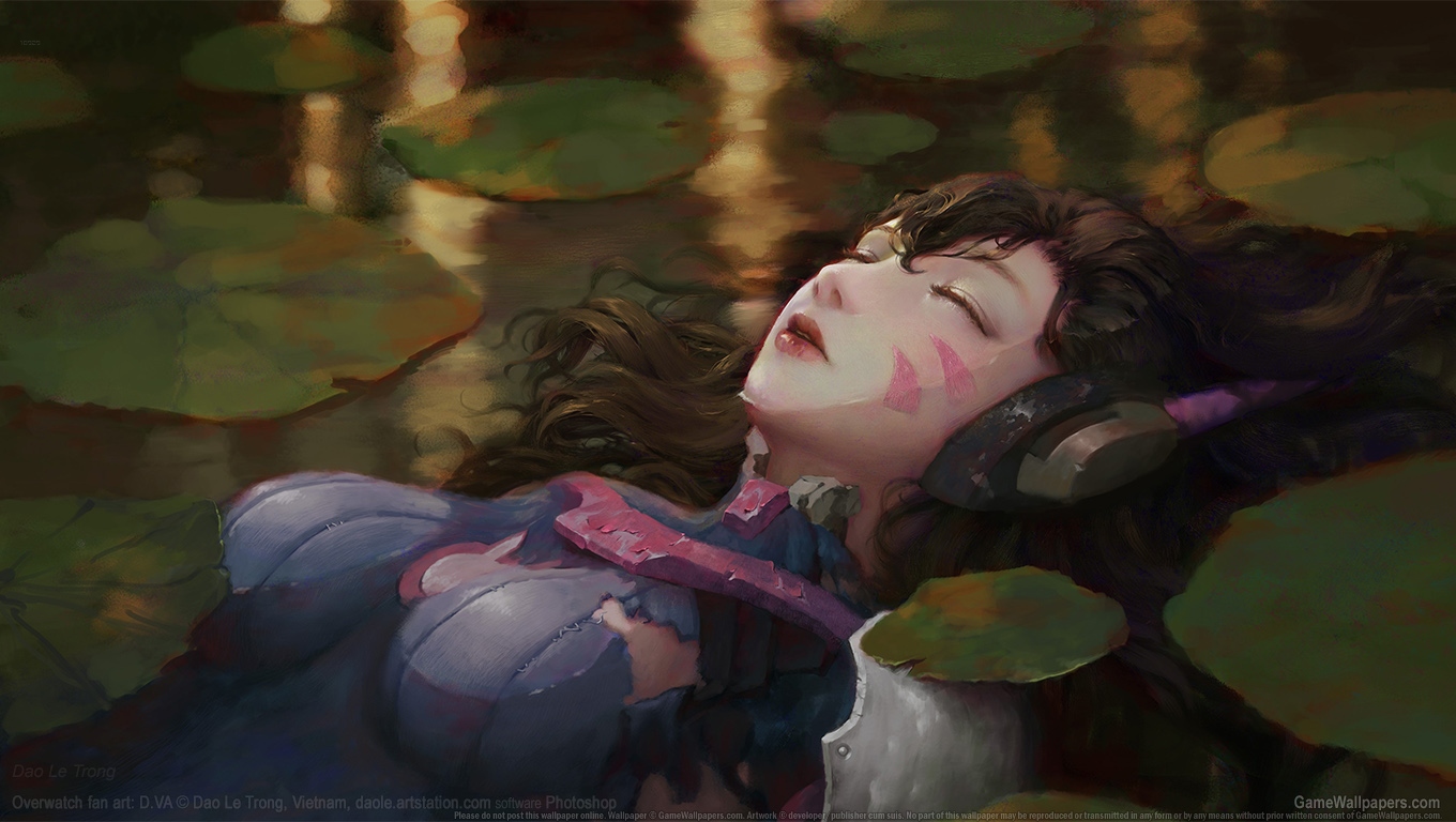 Overwatch fan art 1360x768 Hintergrundbild 02