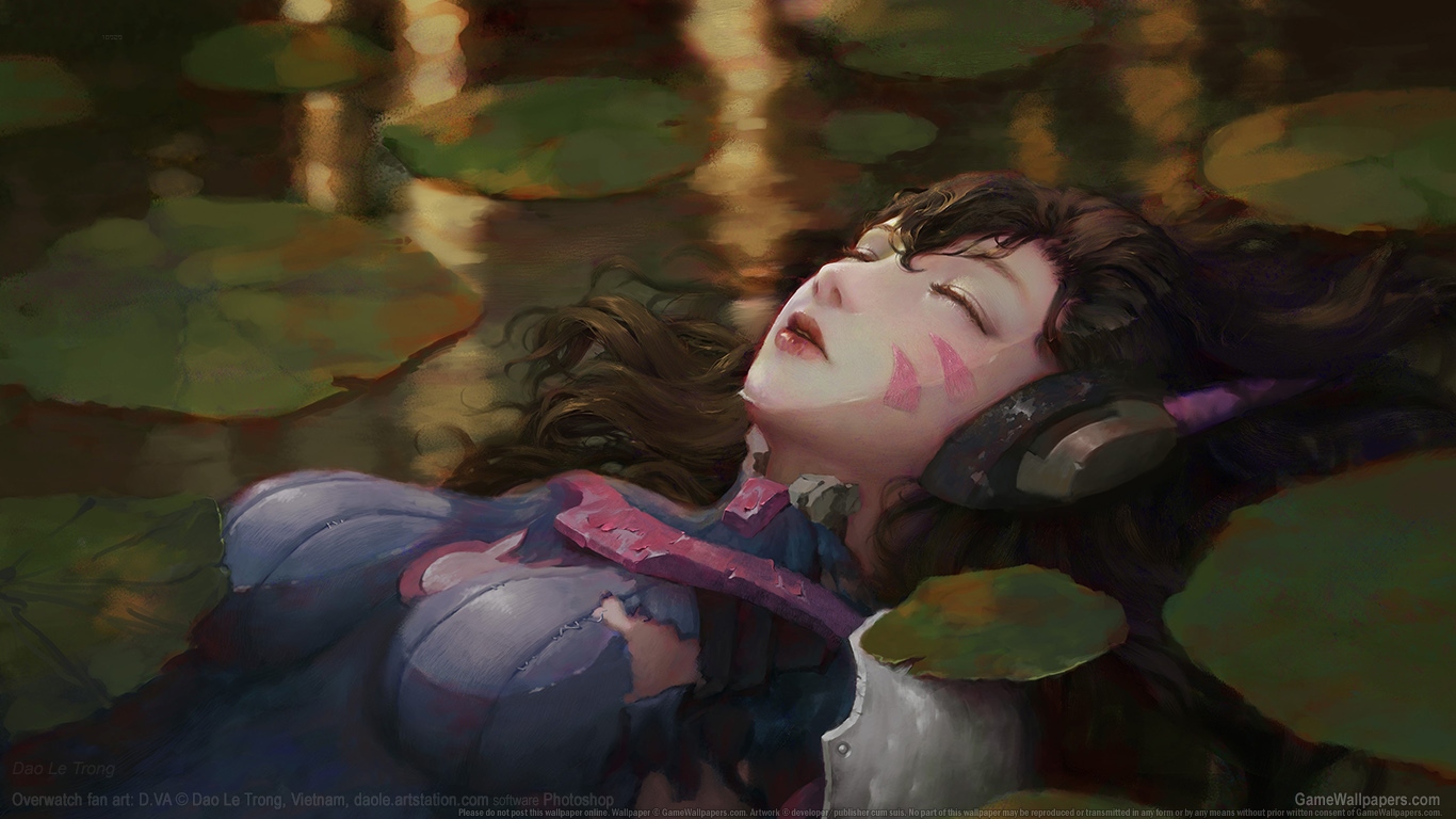 Overwatch fan art 1366x768 fond d'cran 02
