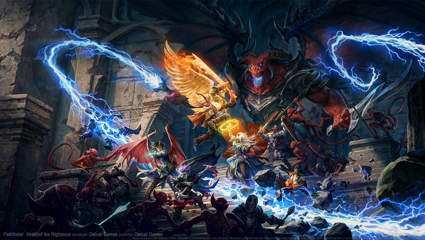Pathfinder: Wrath of the Righteous 1360x768 wallpaper or background 01