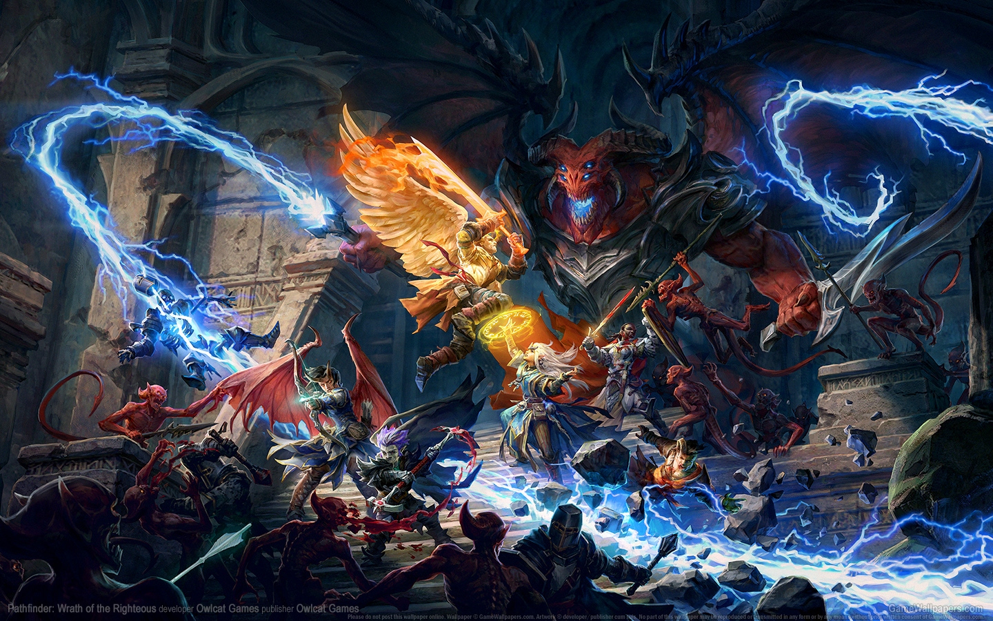 Pathfinder: Wrath of the Righteous 1440x900 fond d'cran 01