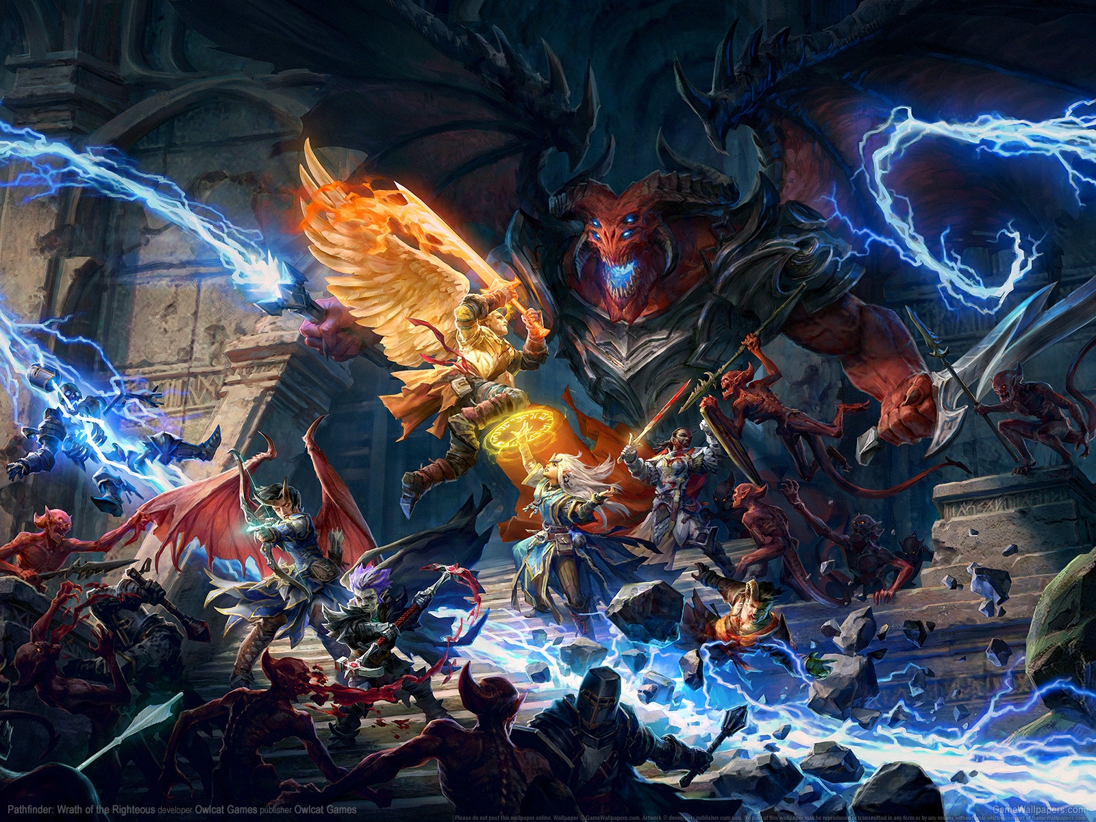 Pathfinder: Wrath of the Righteous 1600 wallpaper or background 01