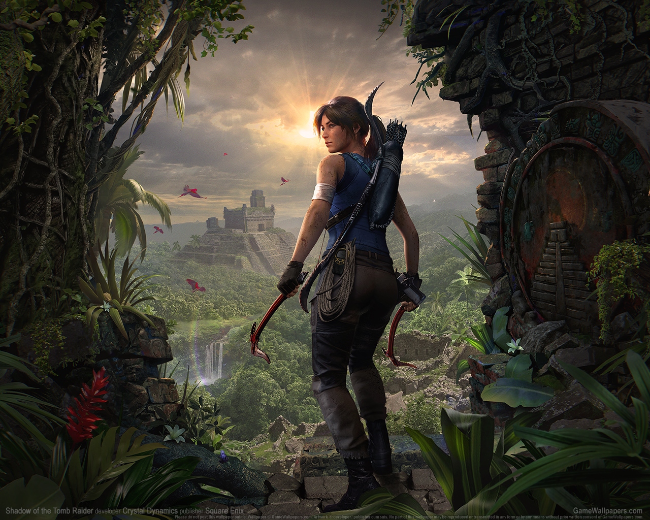 Shadow of the Tomb Raider 1280 fond d'cran 07