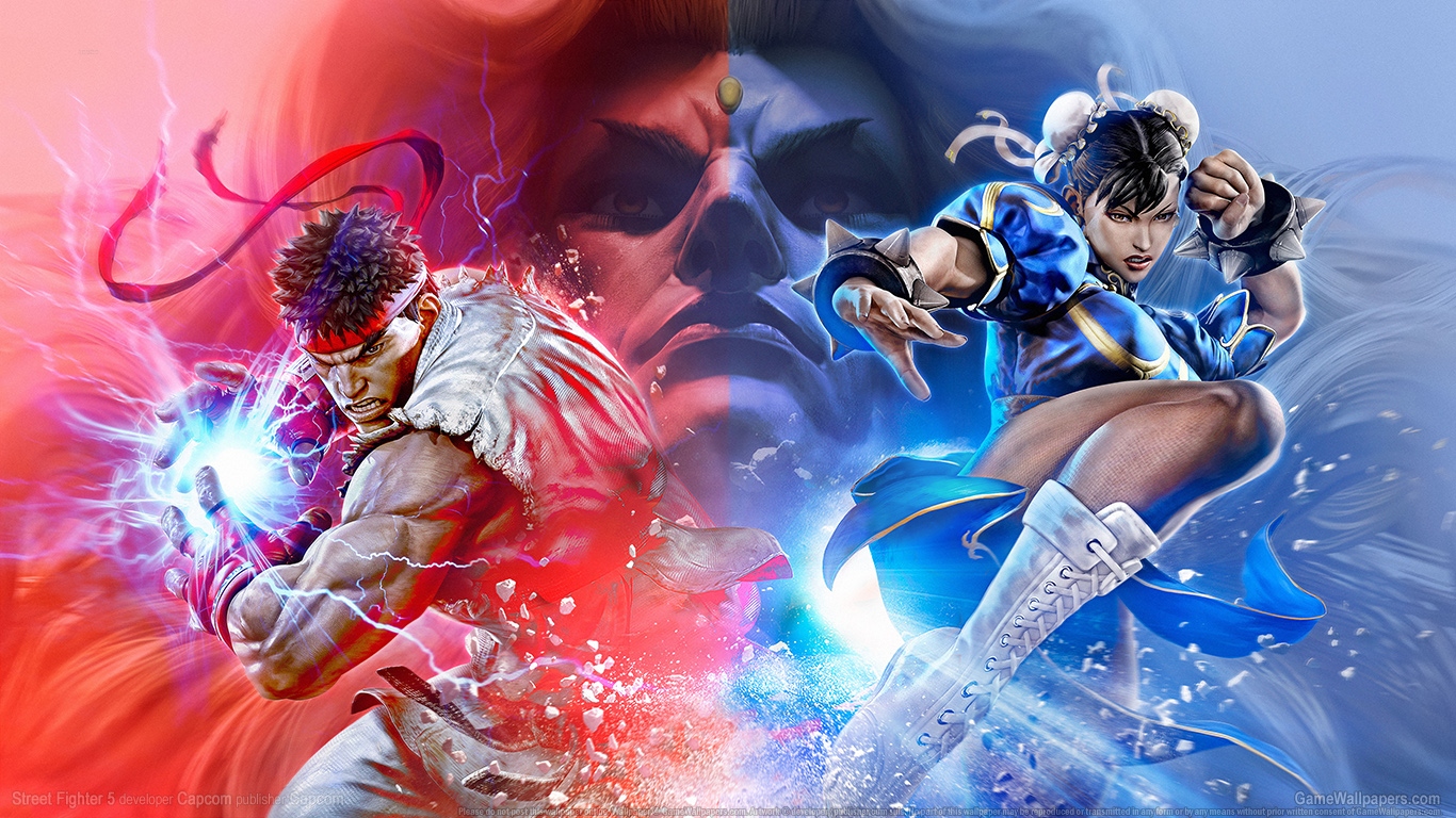 Street Fighter 5 1366x768 wallpaper or background 08