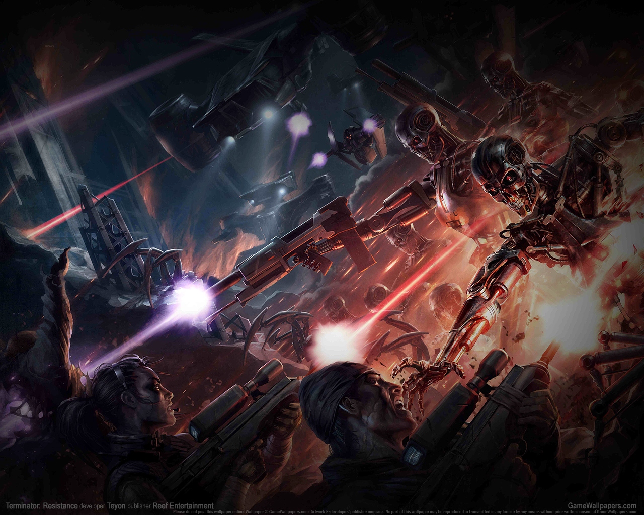 Terminator: Resistance 1280 wallpaper or background 02