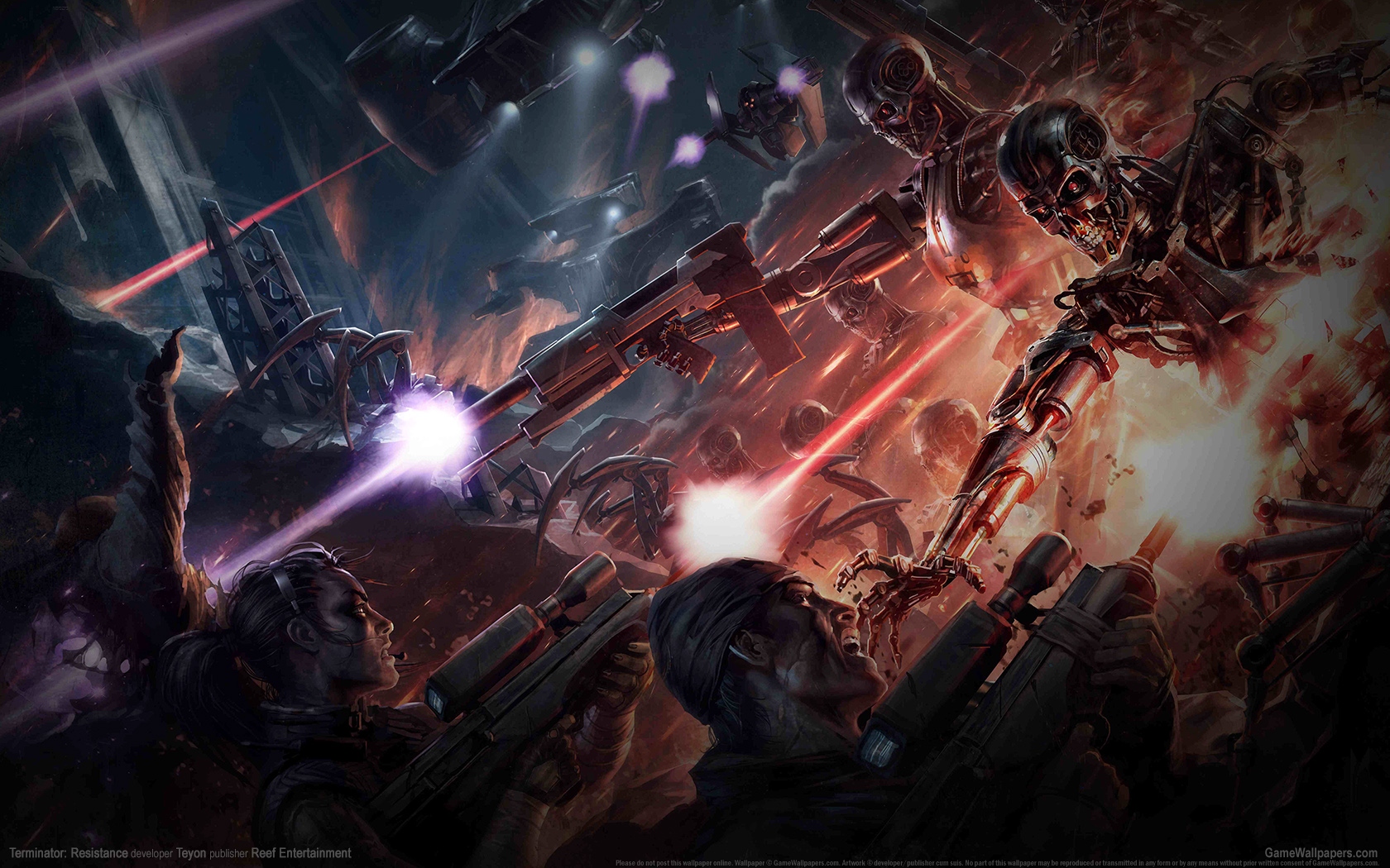 Terminator: Resistance 1680x1050 wallpaper or background 02
