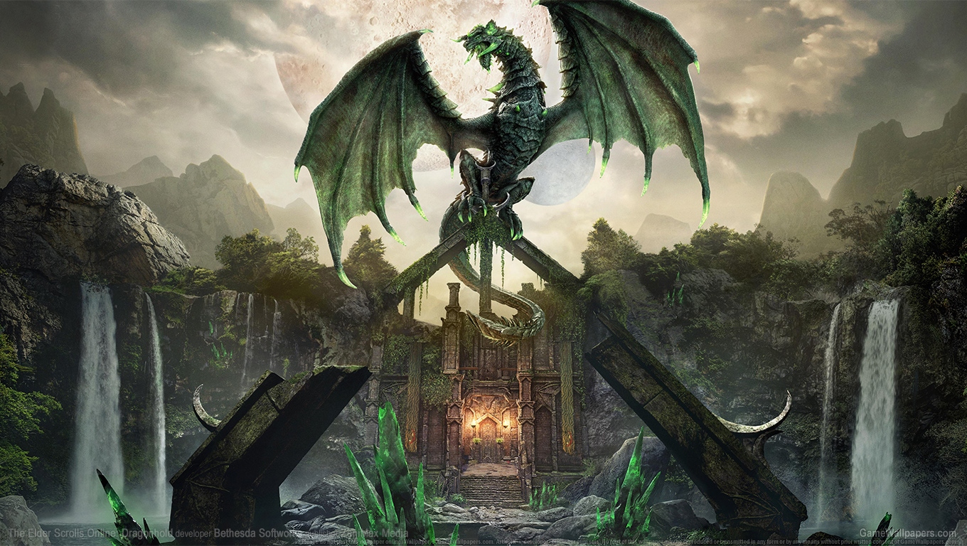 The Elder Scrolls Online: Dragonhold 1360x768 achtergrond 01