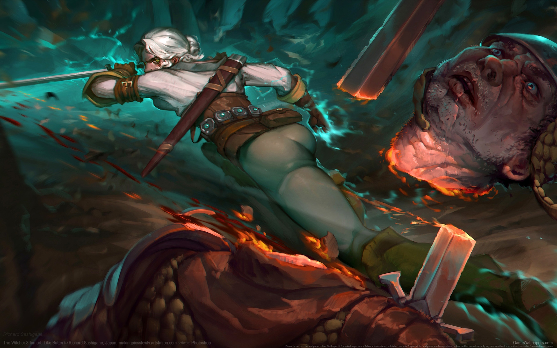 The Witcher 3 fan art 1920x1200 wallpaper or background 01