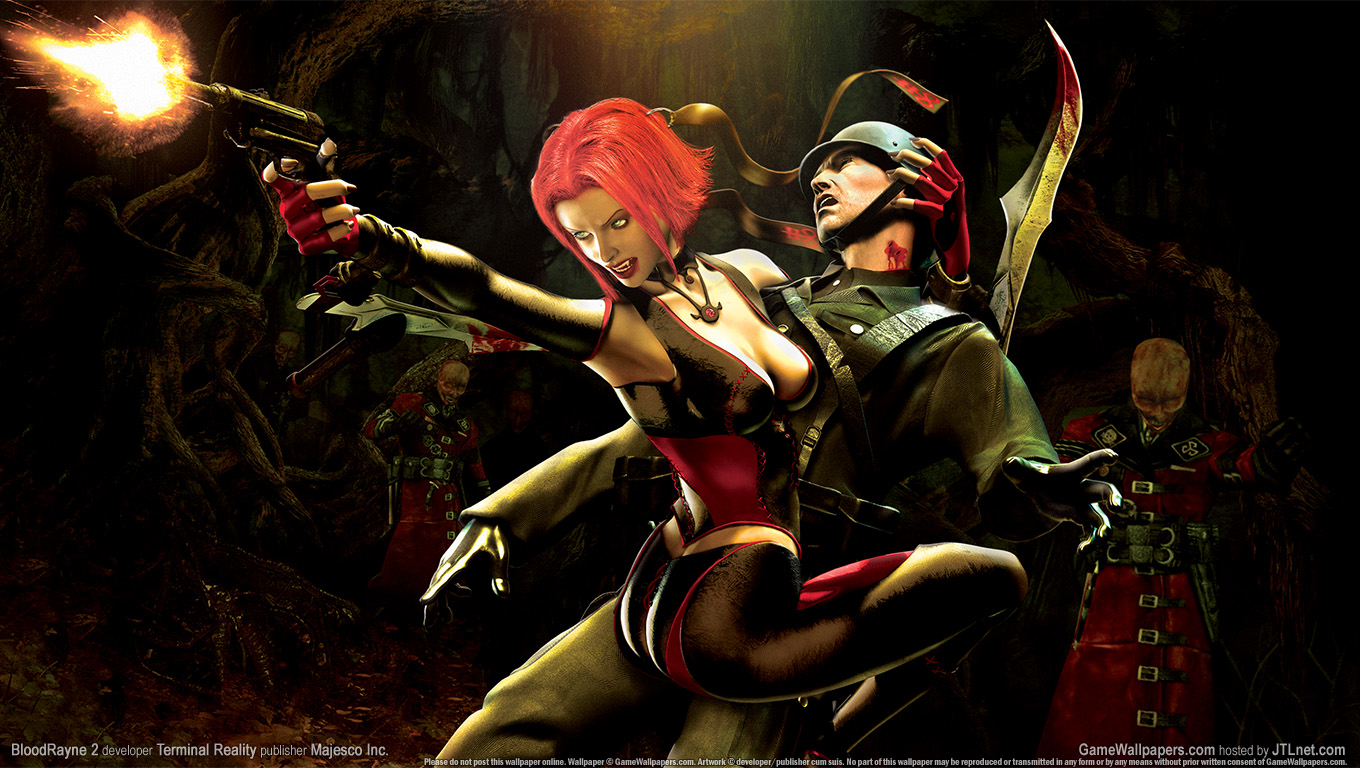 BloodRayne 2 1360x768 Hintergrundbild 09