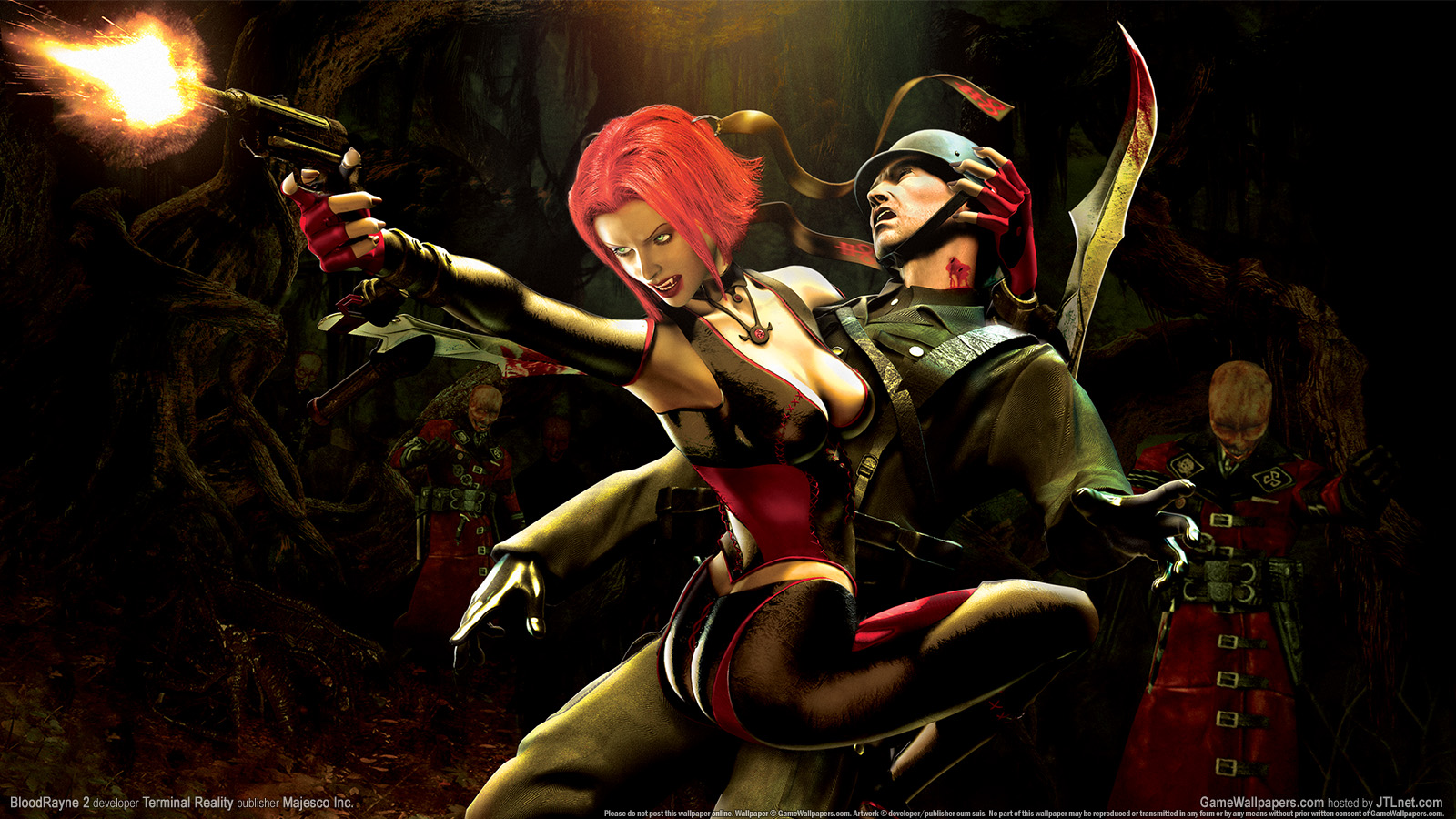 BloodRayne 2 1600x900 fond d'cran 09