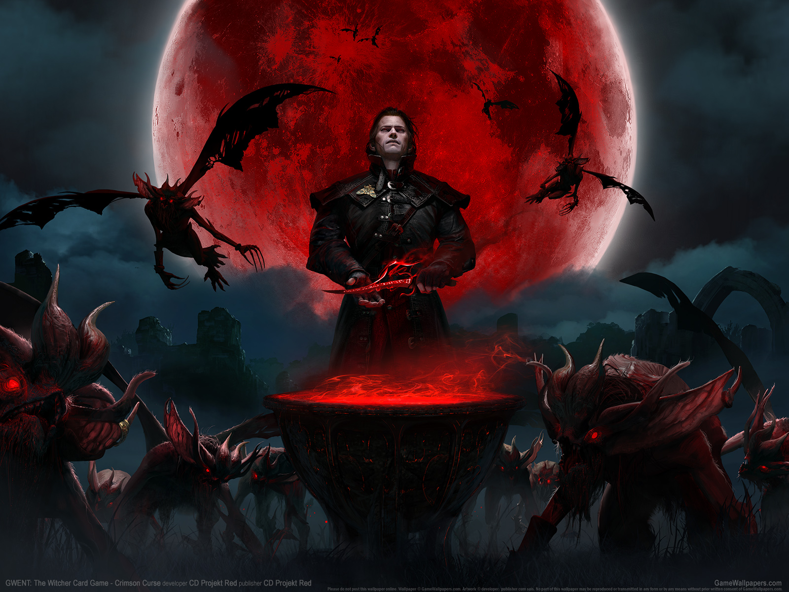 GWENT: The Witcher Card Game - Crimson Curse 1600 fond d'cran 01