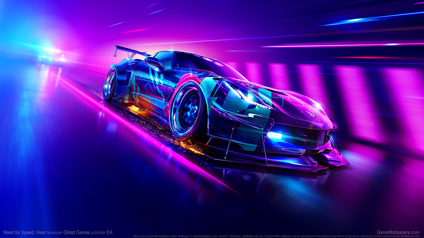 Need for Speed: Heat 1366x768 achtergrond 03