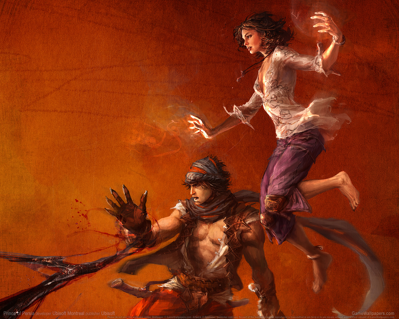 Prince of Persia 1280 achtergrond 07