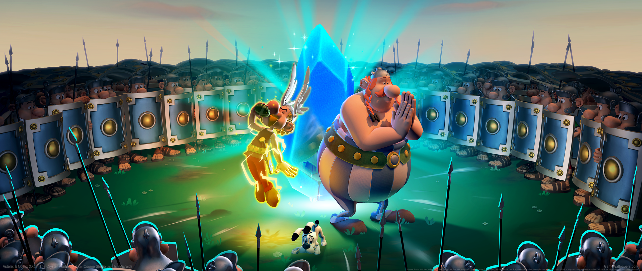 Asterix & Obelix XXL3: The Crystal Menhir 2560x1080 Hintergrundbild 01