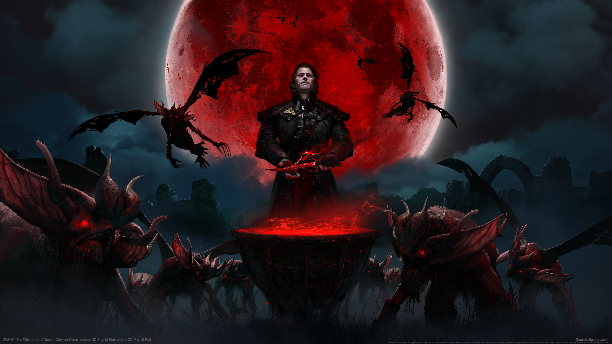 GWENT: The Witcher Card Game - Crimson Curse 2560x1440 fondo de escritorio 01