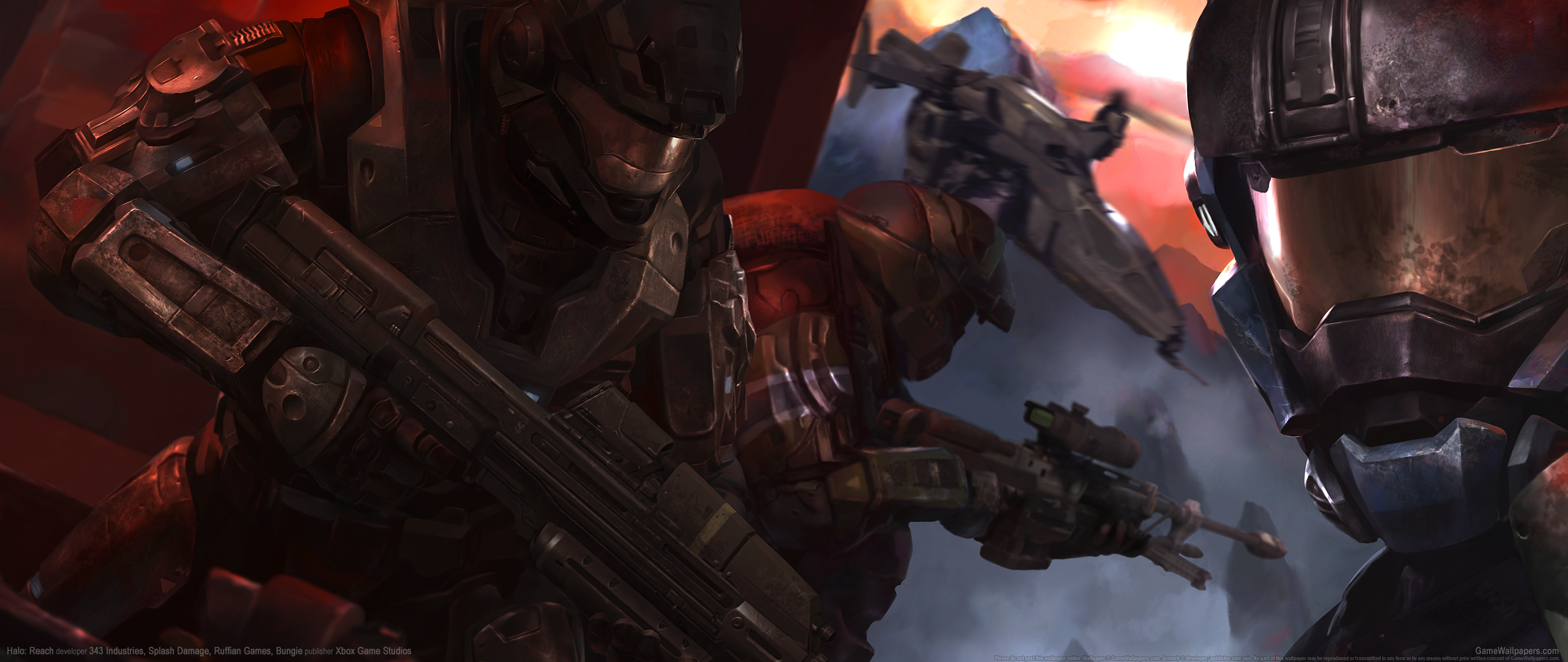 Halo: Reach 2560x1080 achtergrond 09