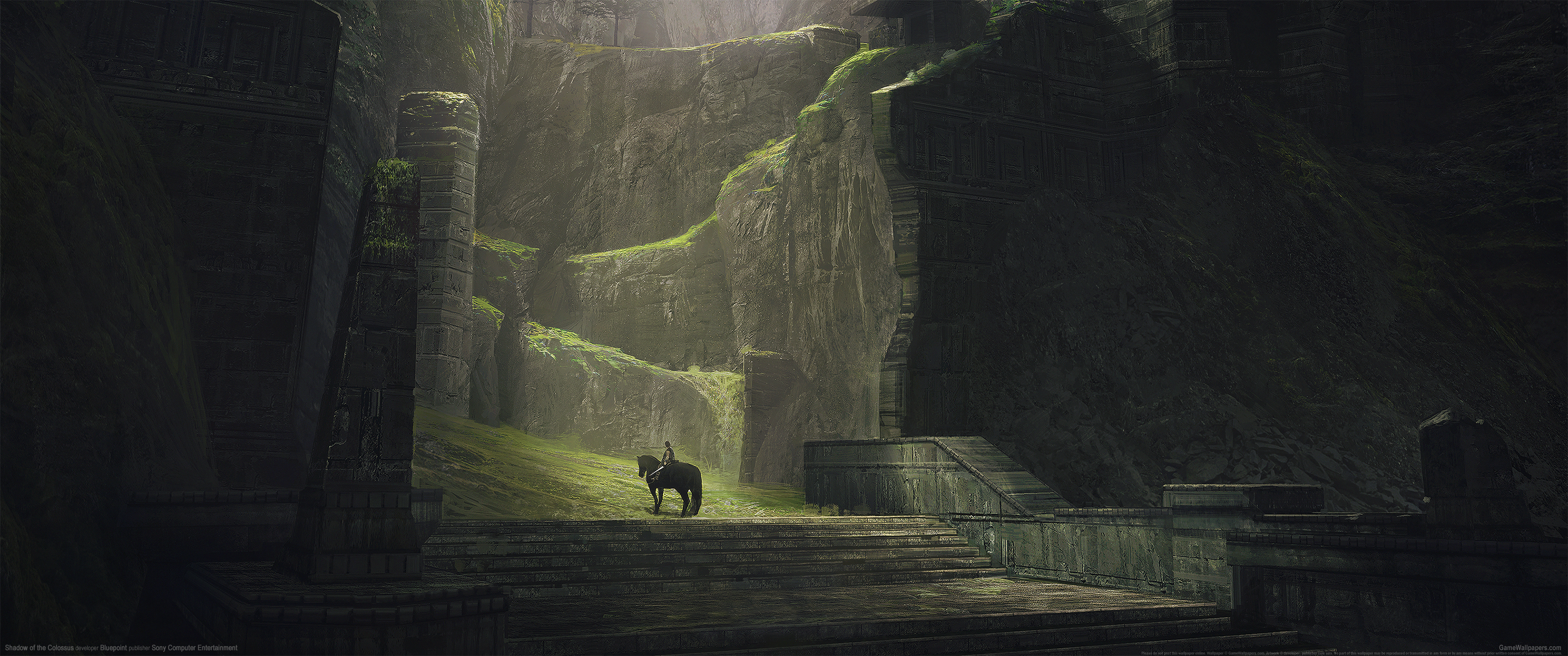 Shadow of the Colossus 3440x1440 Hintergrundbild 03