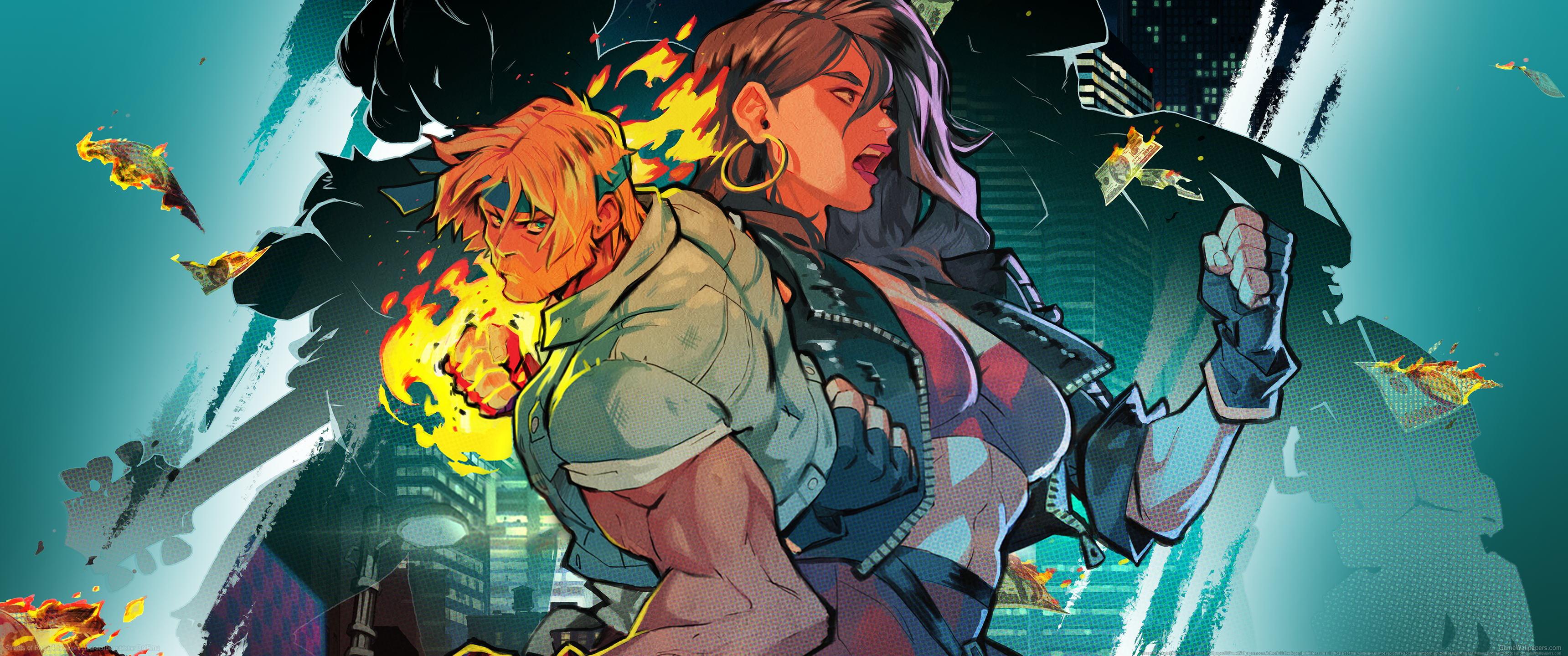 Streets of Rage 4 3440x1440 achtergrond 01