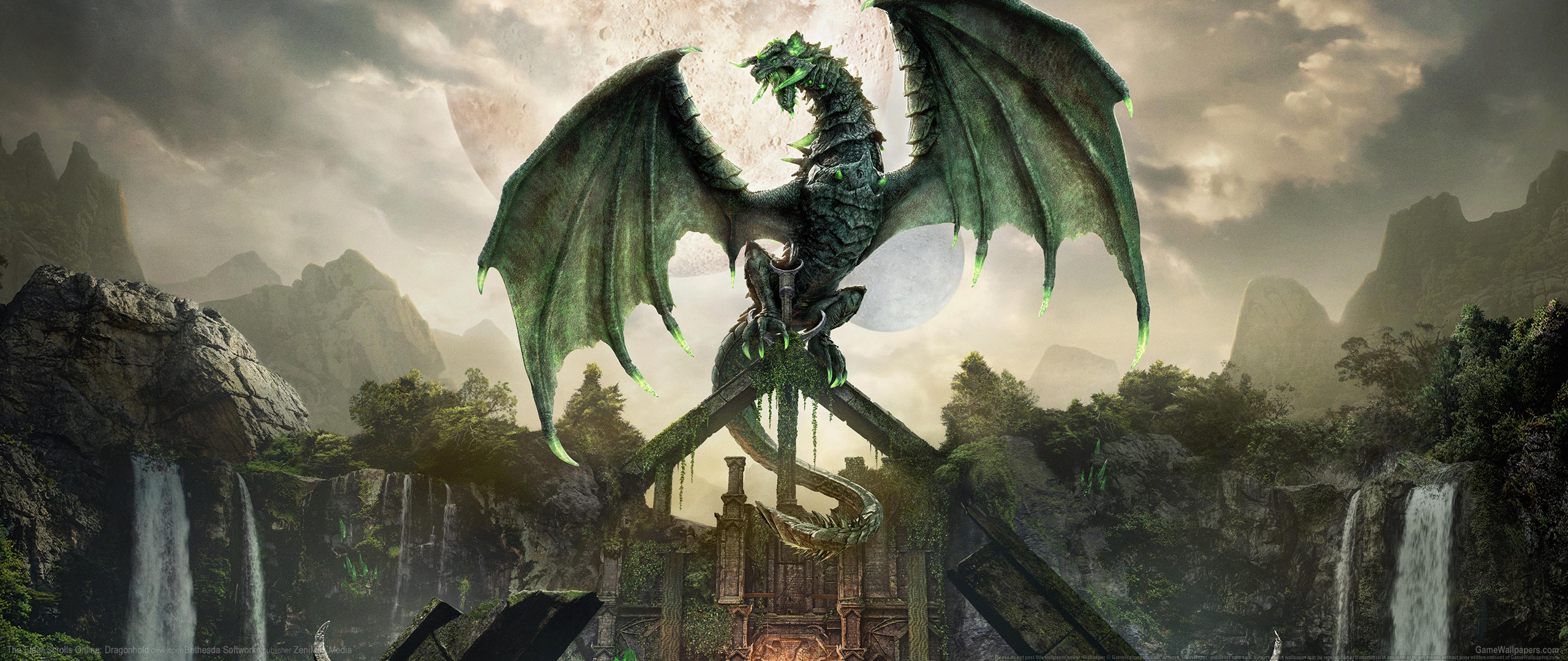 The Elder Scrolls Online: Dragonhold 2560x1080 achtergrond 01