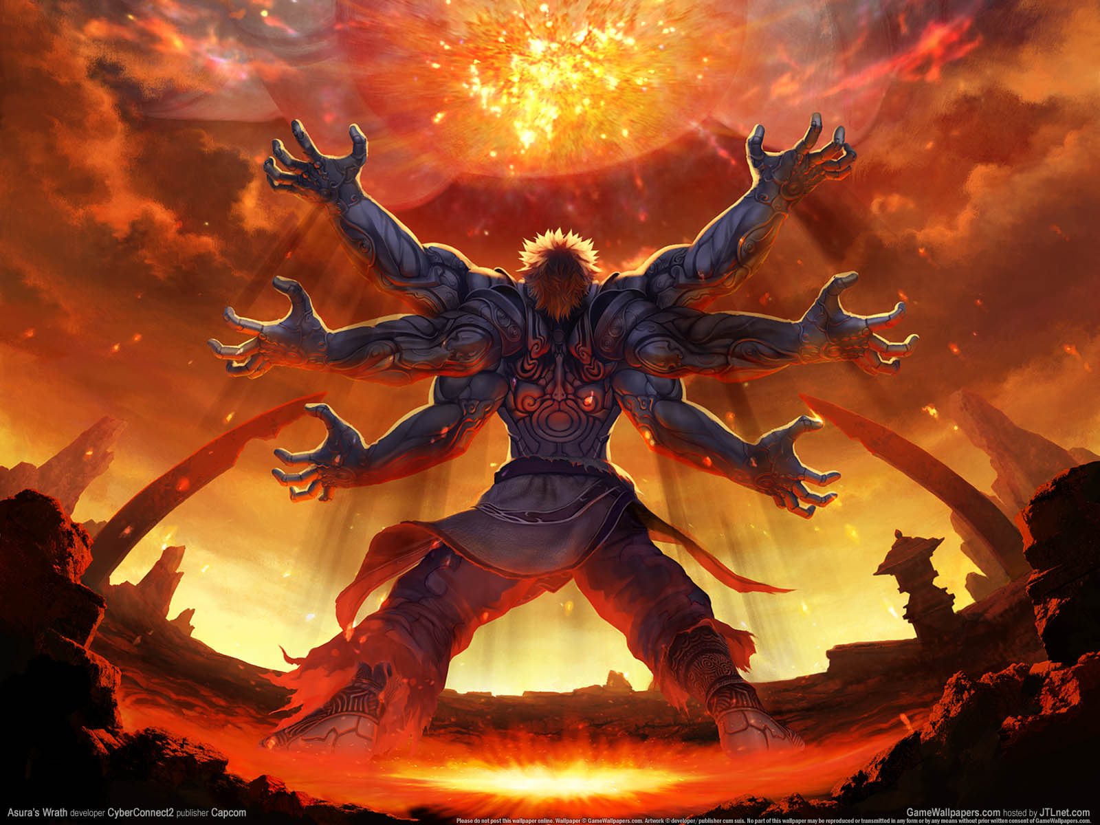 Asura's Wrath achtergrond 02 1600x1200