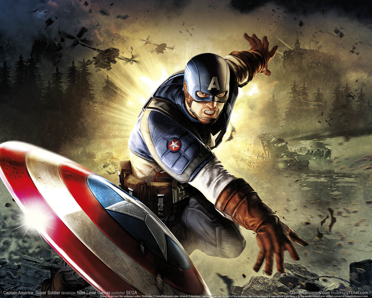 Captain America: Super Soldier fondo de escritorio 01 1280x1024