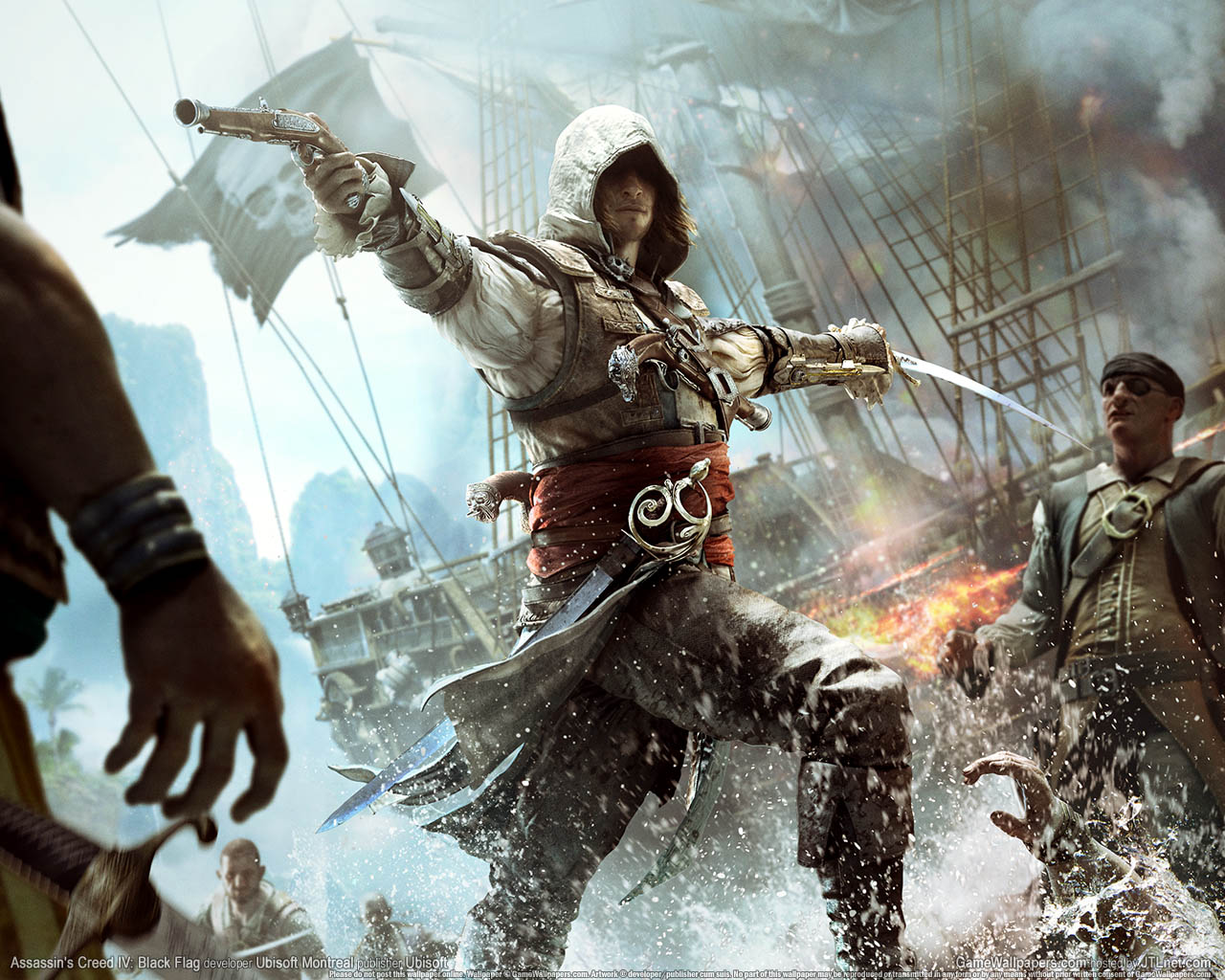 Assassin's Creed 4: Black Flag Hintergrundbild 02 1280x1024