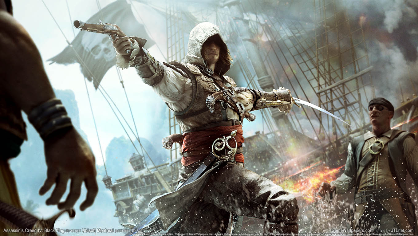 Assassin's Creed 4: Black Flag achtergrond 02 1360x768