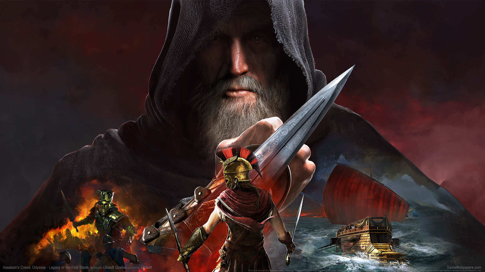 Assassin's Creed: Odyssey - Legacy of the First Blade fondo de escritorio 01 1920x1080