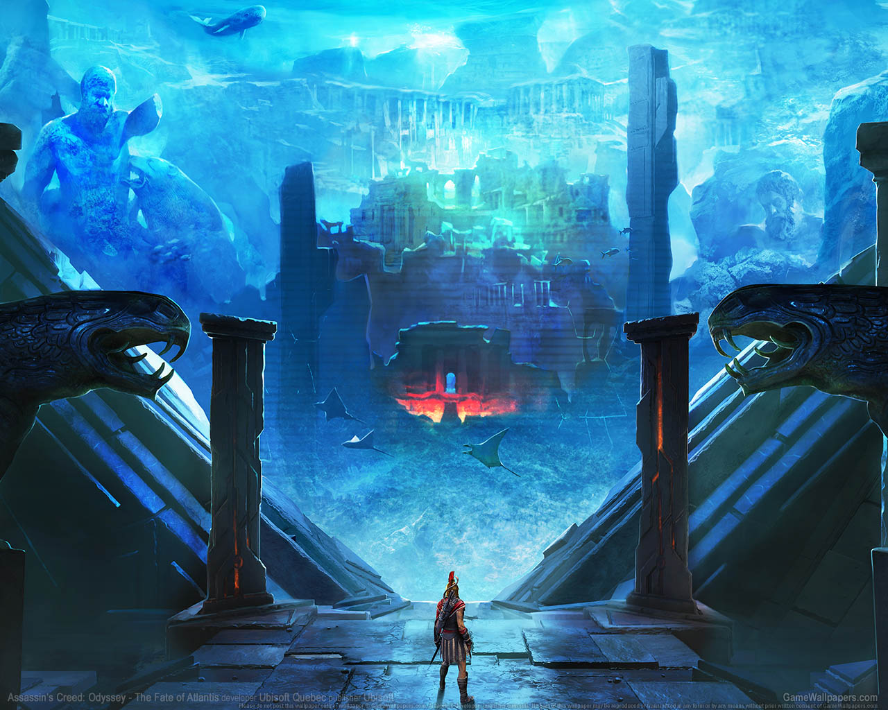 Assassin's Creed: Odyssey - The Fate of Atlantis achtergrond 01 1280x1024