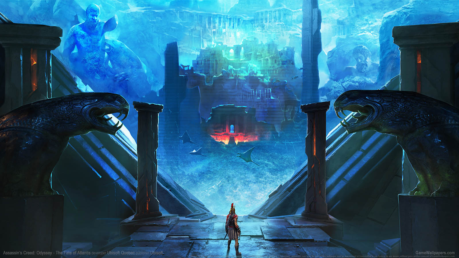 Assassin's Creed: Odyssey - The Fate of Atlantis achtergrond 01 1600x900