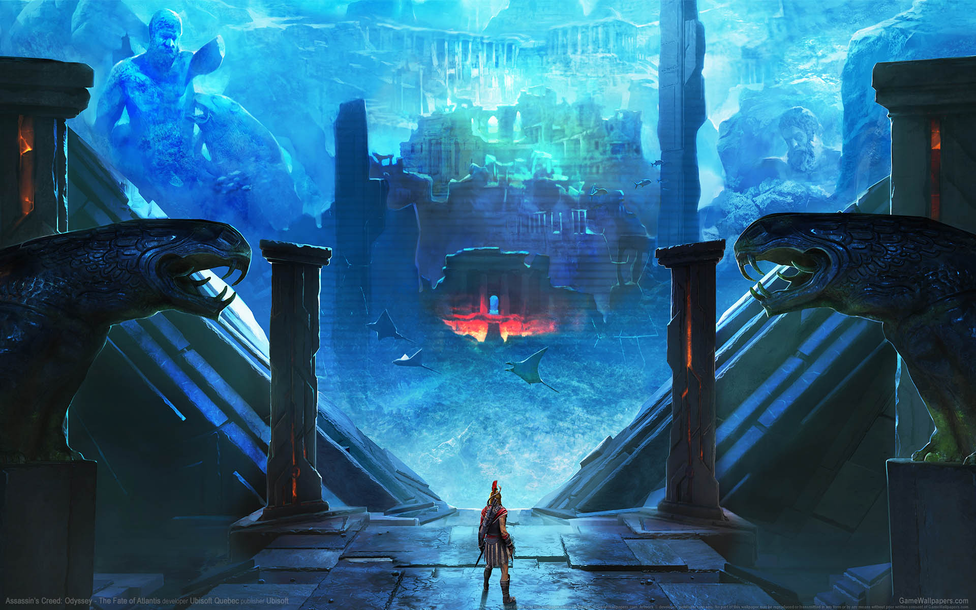 Assassin's Creed: Odyssey - The Fate of Atlantis achtergrond 01 1920x1200