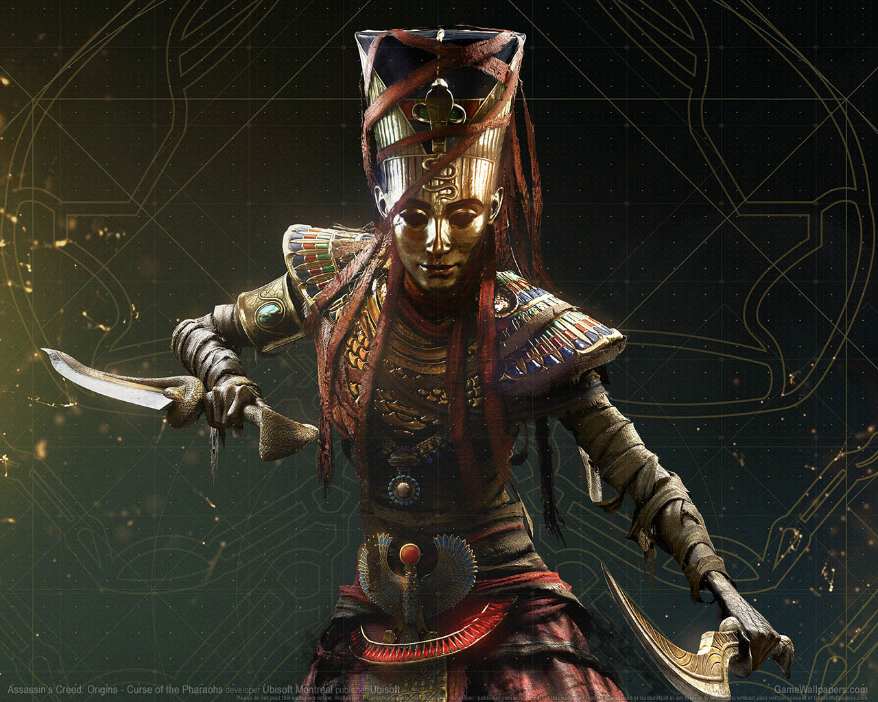 Assassin's Creed: Origins - Curse of the Pharaohs wallpaper 01 1280x1024