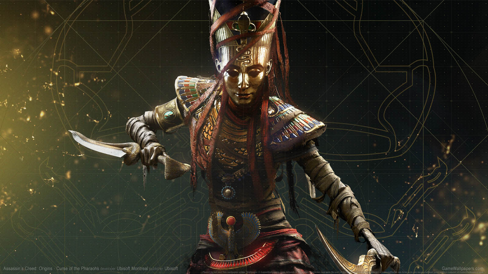 Assassin's Creed: Origins - Curse of the Pharaohs wallpaper 01 1600x900