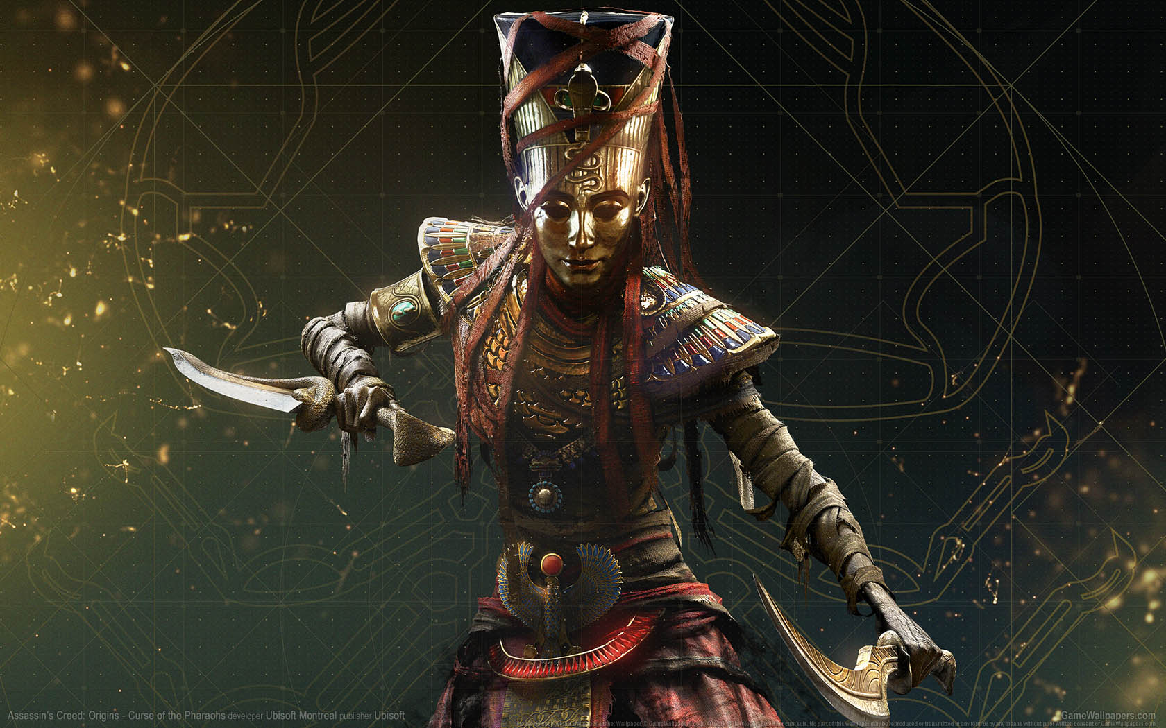 Assassin's Creed: Origins - Curse of the Pharaohs achtergrond 01 1680x1050