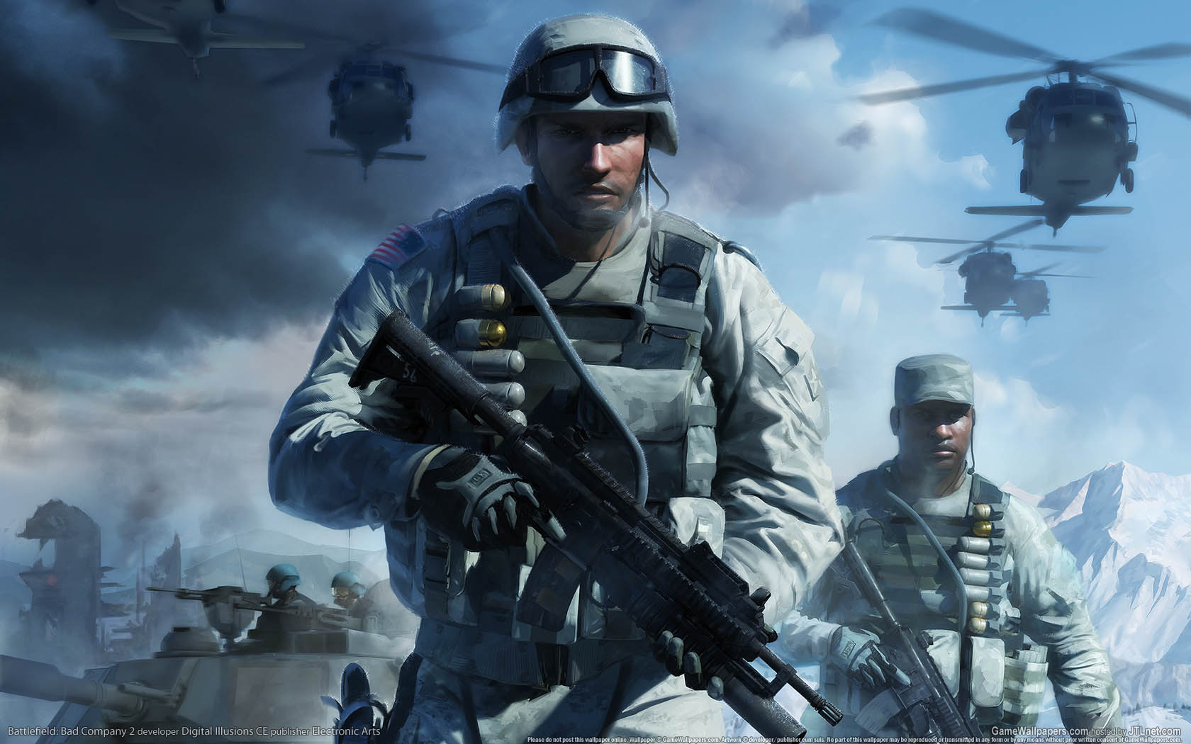 Battlefield: Bad Company 2 achtergrond 01 1680x1050
