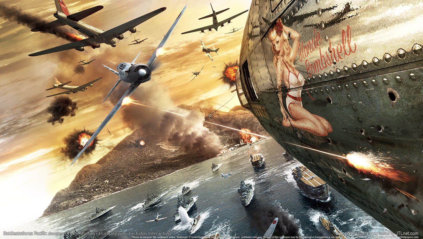 Battlestations: Pacific wallpaper 01 1360x768