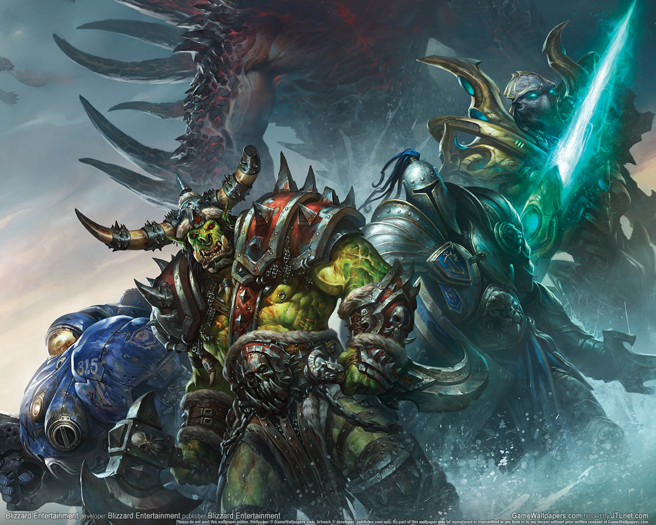 Blizzard Entertainment achtergrond 01 1280x1024