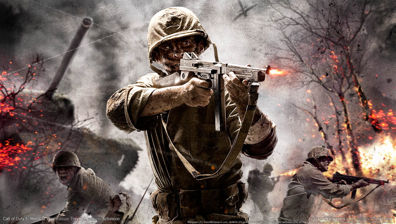 Call of Duty 5: World at War wallpaper 01 1360x768