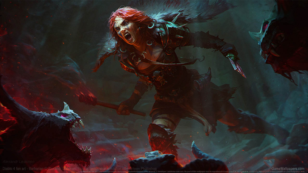 Diablo 4 fan art fond d'cran 01 1280x720