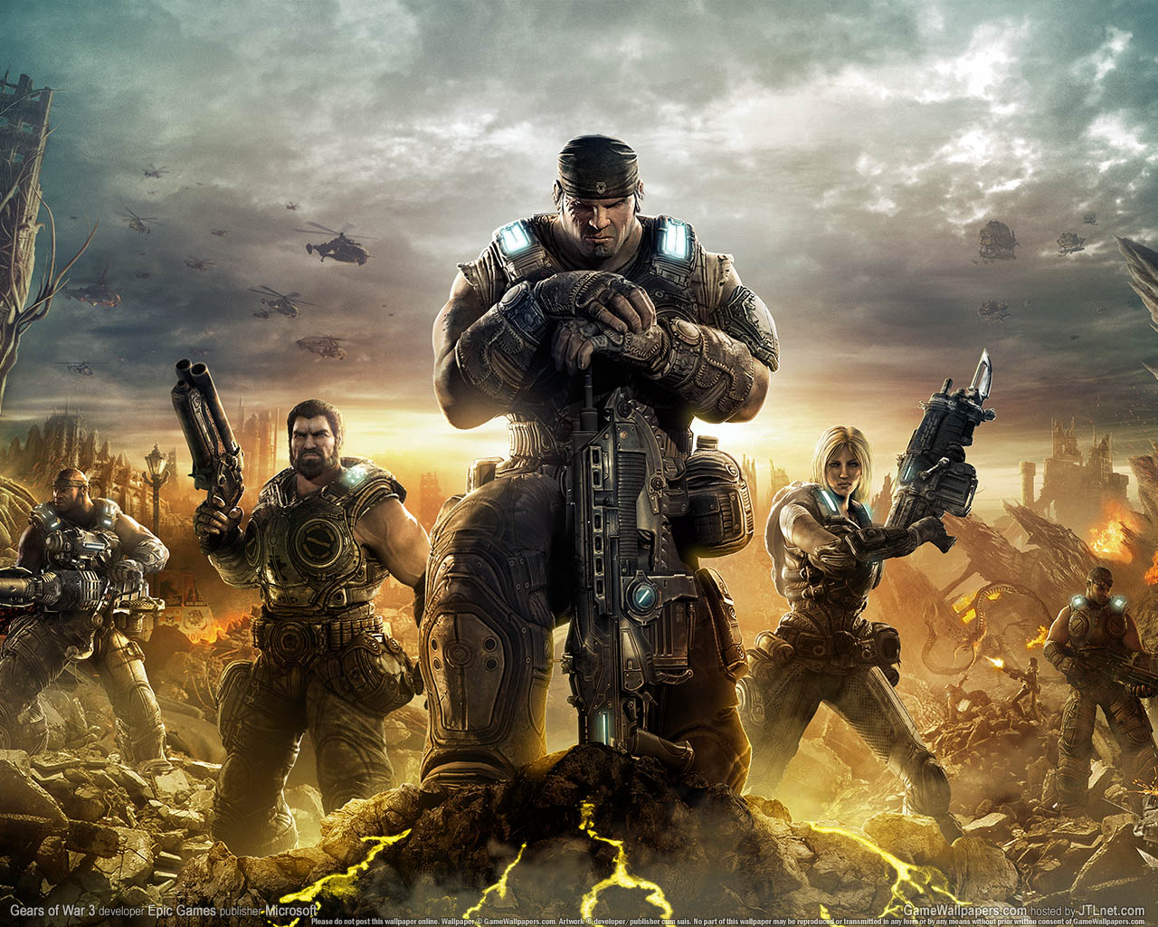 Gears of War 3 Hintergrundbild 01 1280x1024