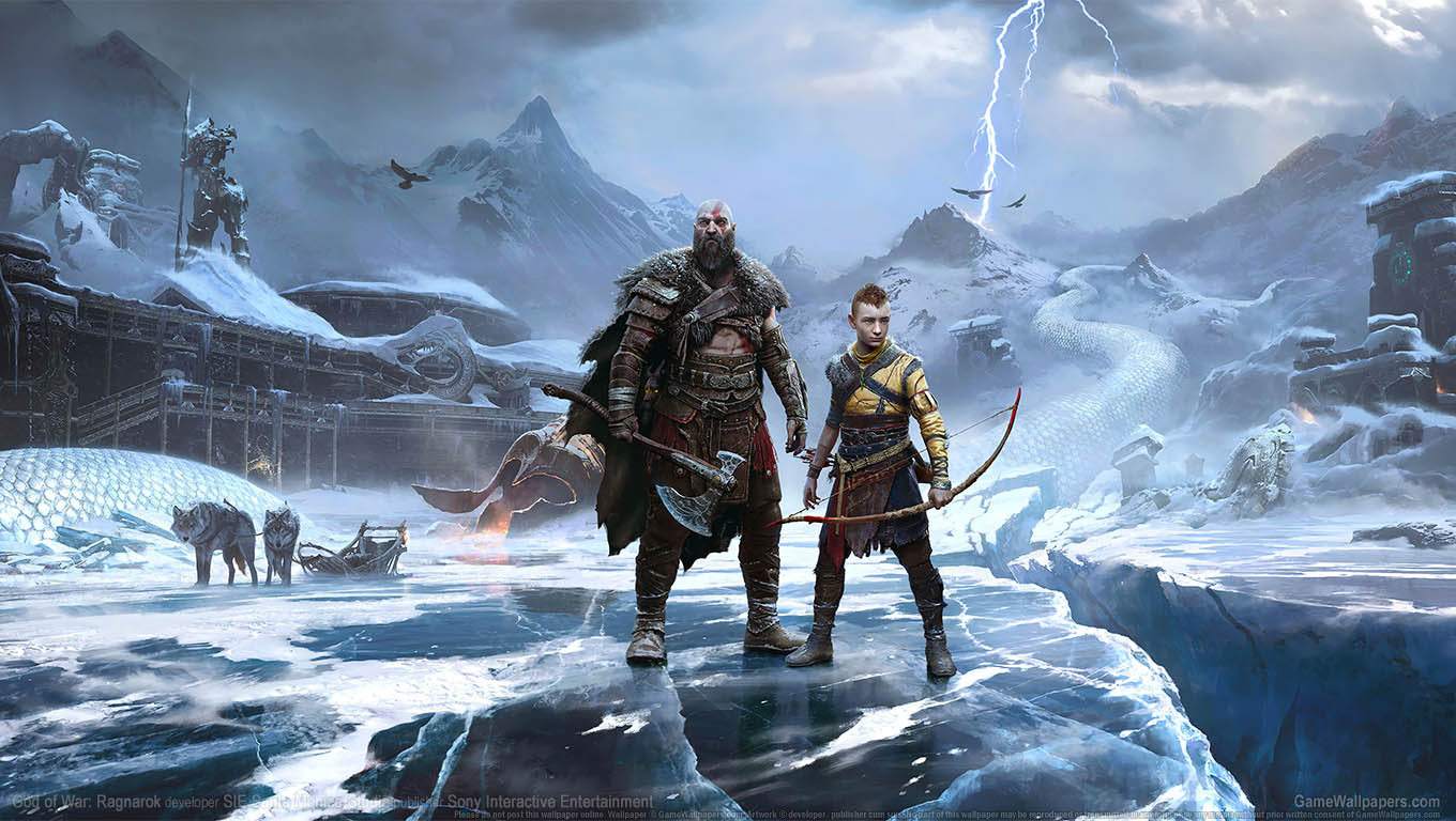 God of War: Ragnarok wallpaper 01 1360x768