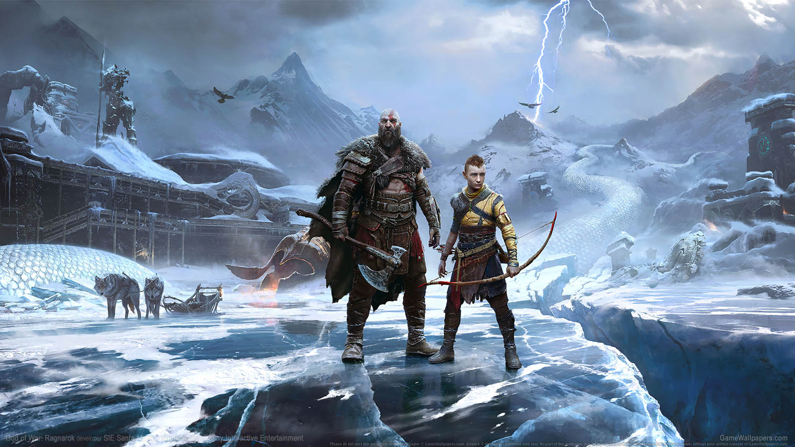 God of War: Ragnarok wallpaper 01 1600x900