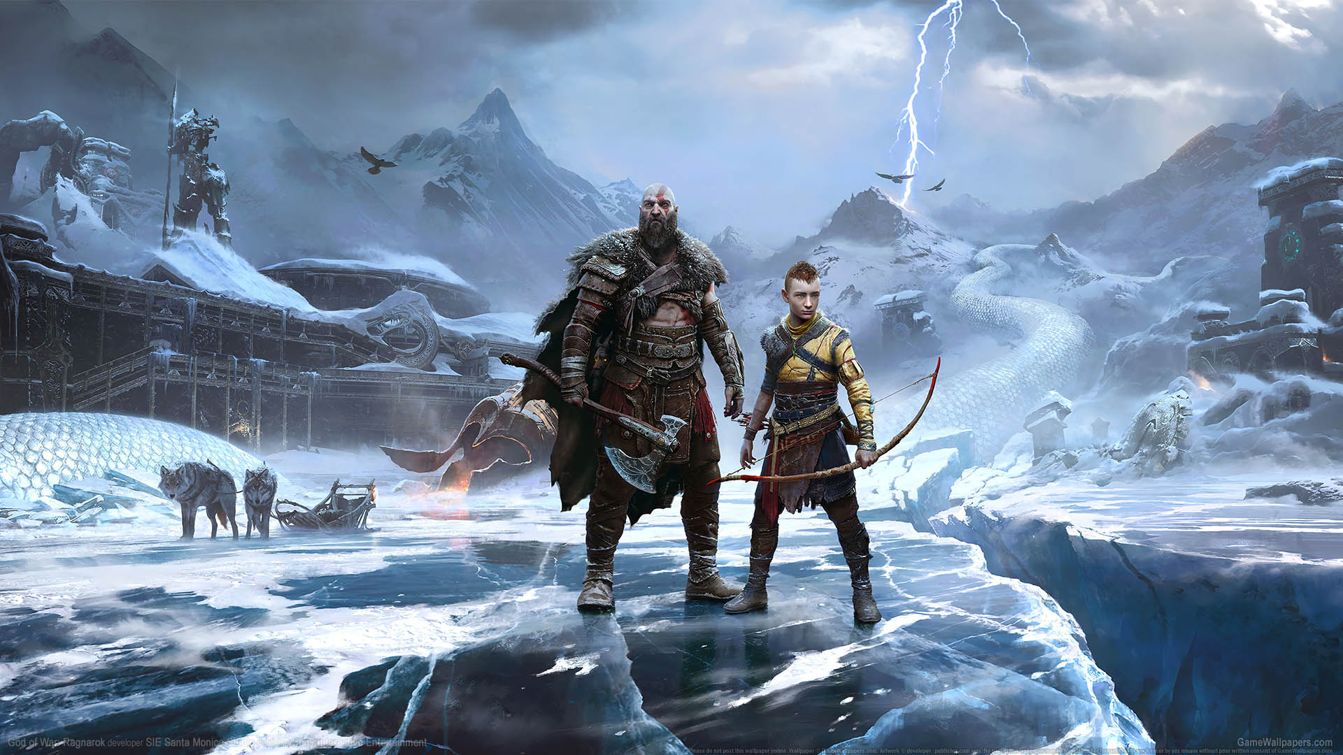 God of War: Ragnarok fondo de escritorio 01 1920x1080