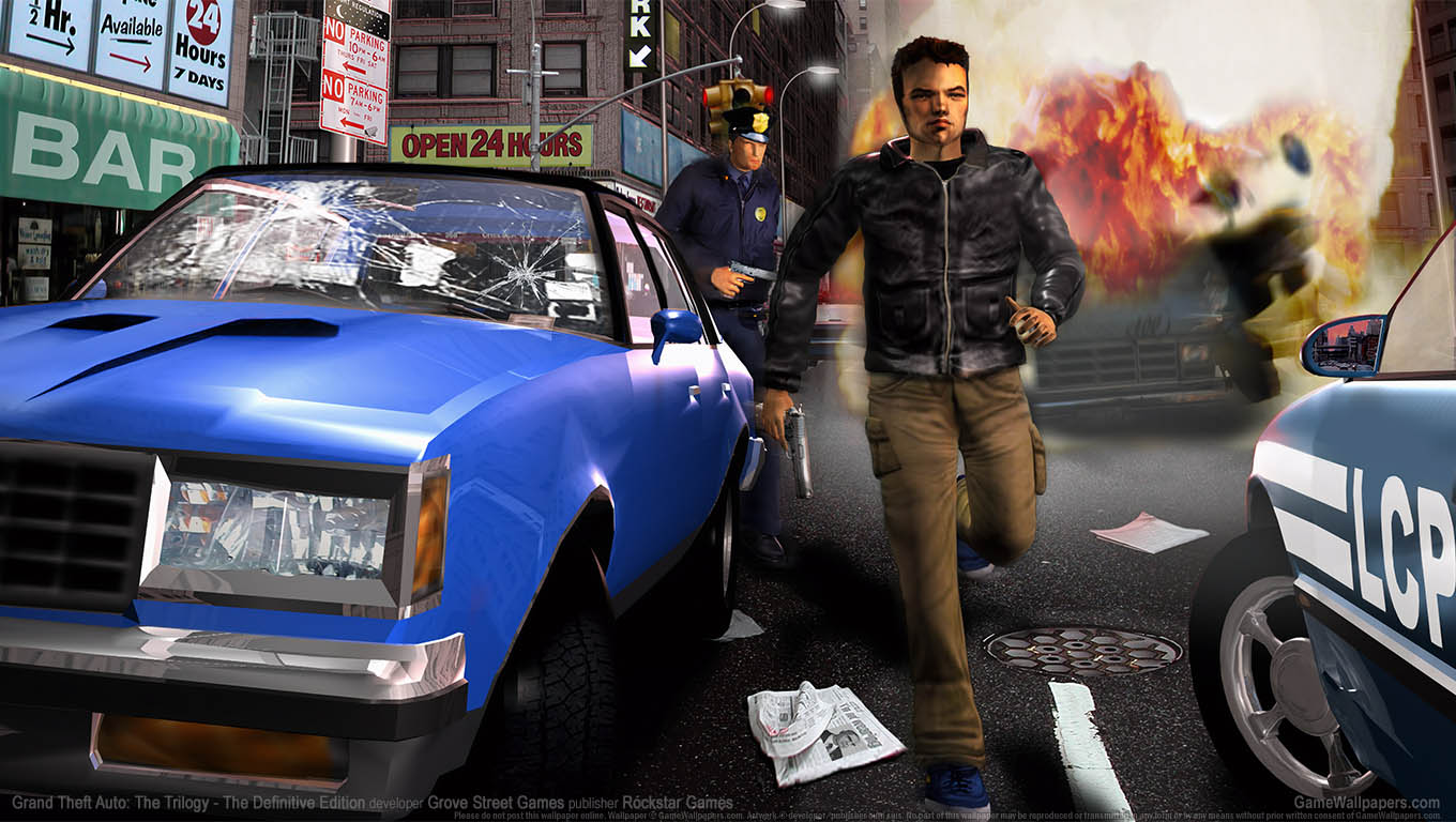 Grand Theft Auto: The Trilogy - The Definitive Edition achtergrond 01 1360x768