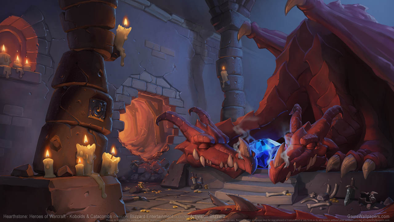 Hearthstone: Heroes of Warcraft - Kobolds & Catacombs achtergrond 01 1280x720