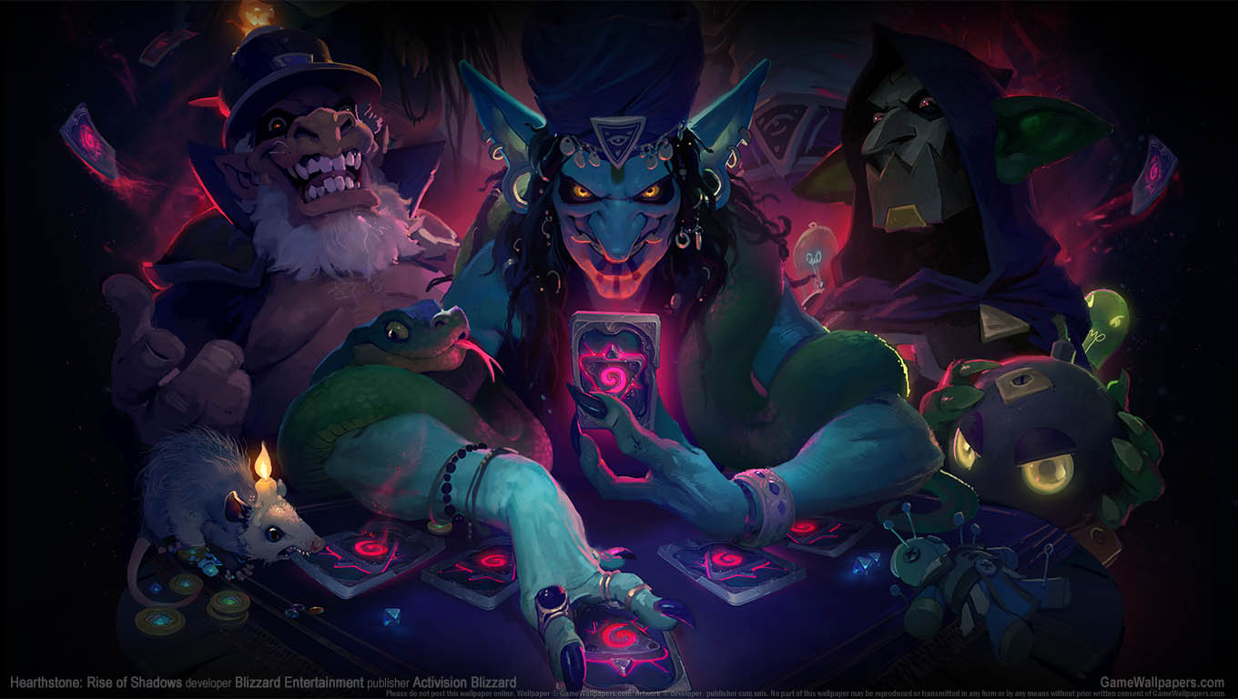 Hearthstone: Rise of Shadows Hintergrundbild 01 1360x768