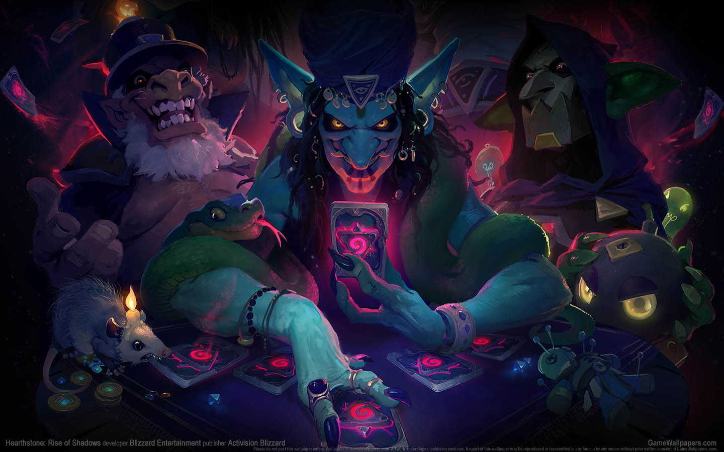 Hearthstone: Rise of Shadows Hintergrundbild 01 1440x900