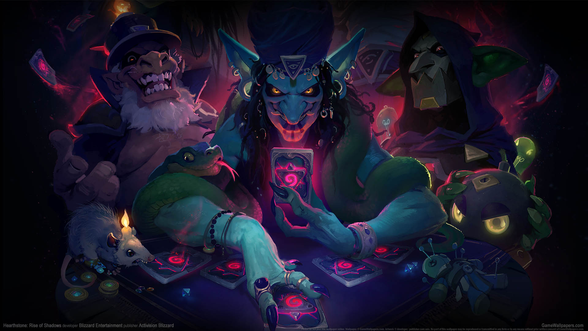 Hearthstone: Rise of Shadows achtergrond 01 1920x1080