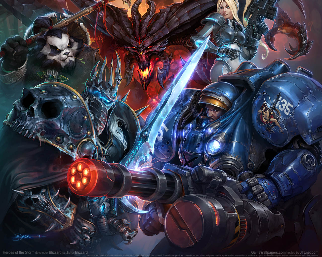 Heroes of the Storm wallpaper 01 1280x1024